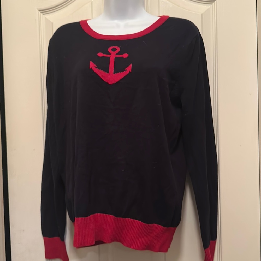Anchor nautical sweater